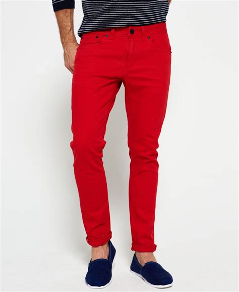 where to buy calvin klein men's red skinny jeans|calvin klein men's stretch jeans.